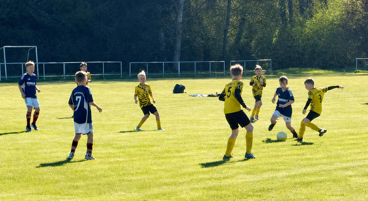 E-Jugend Fu&szlig;ball Nachwuchs